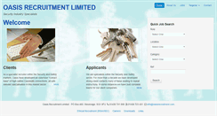 Desktop Screenshot of oasisrecruitment.com